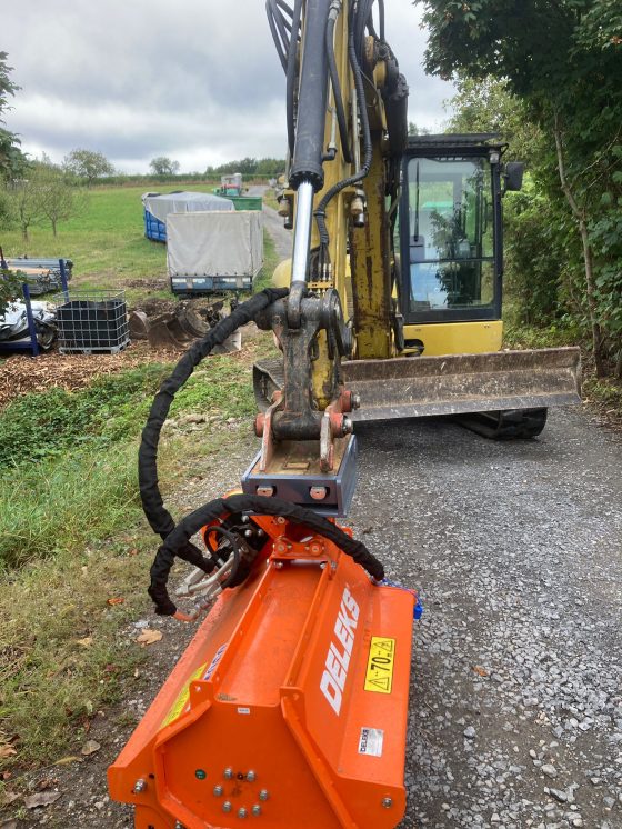 Mulchen Traktor Bagger